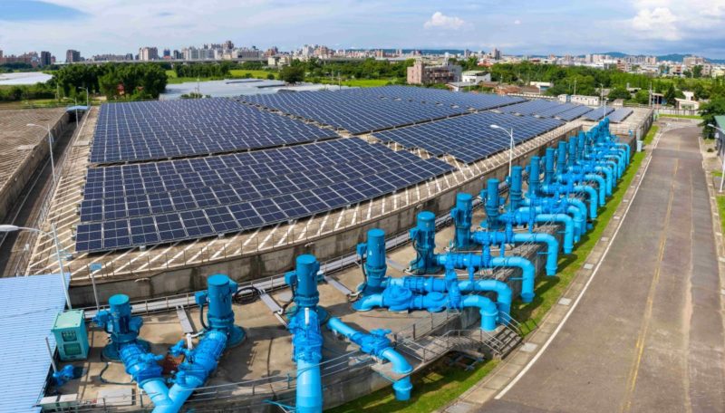 台水活化供水設施拚綠能，太陽光電、小水力年發電突破 1 億度